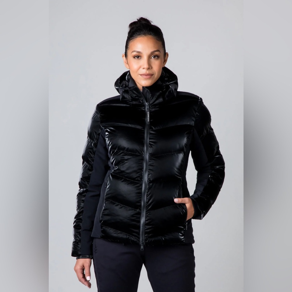 NWT Capranea Varuna Women's Black Puffer Jacket size 42